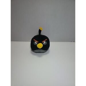 Angry Birds Plush Black Bomb Bird Stuffed Animal‎ 6 inch Toy Factory 2022